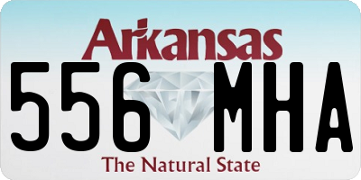 AR license plate 556MHA