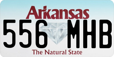 AR license plate 556MHB