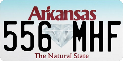 AR license plate 556MHF