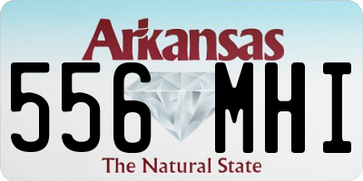 AR license plate 556MHI