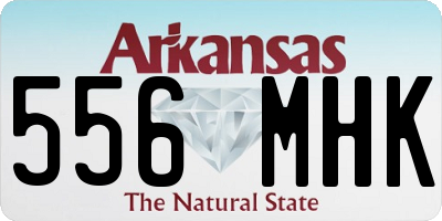 AR license plate 556MHK