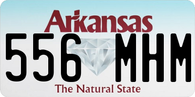 AR license plate 556MHM