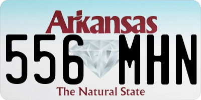 AR license plate 556MHN