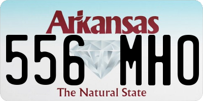 AR license plate 556MHO
