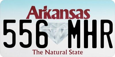 AR license plate 556MHR
