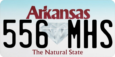 AR license plate 556MHS