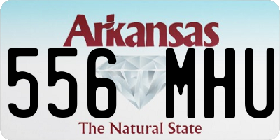 AR license plate 556MHU