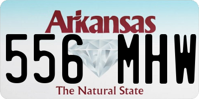 AR license plate 556MHW