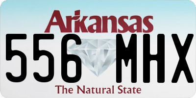 AR license plate 556MHX