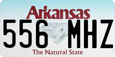 AR license plate 556MHZ