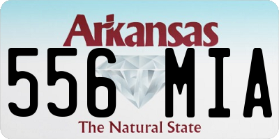 AR license plate 556MIA