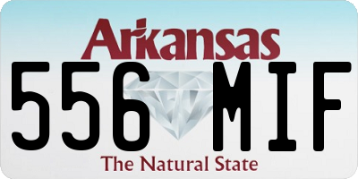 AR license plate 556MIF