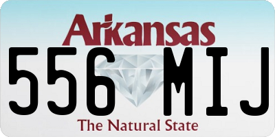 AR license plate 556MIJ