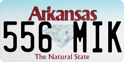 AR license plate 556MIK