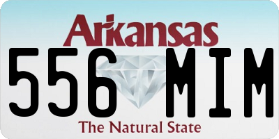 AR license plate 556MIM