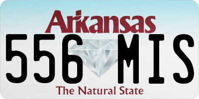 AR license plate 556MIS