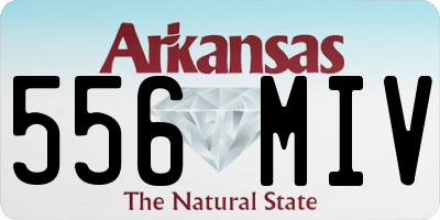 AR license plate 556MIV
