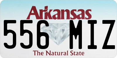 AR license plate 556MIZ
