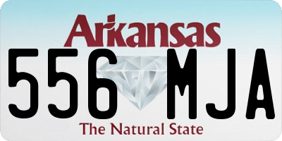 AR license plate 556MJA