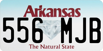 AR license plate 556MJB