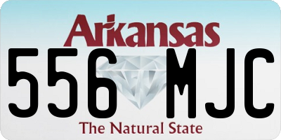 AR license plate 556MJC