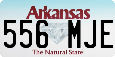 AR license plate 556MJE