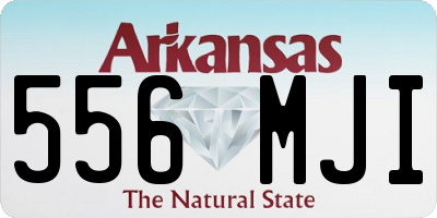 AR license plate 556MJI