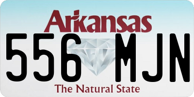 AR license plate 556MJN