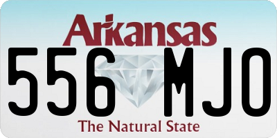 AR license plate 556MJO