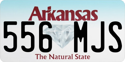 AR license plate 556MJS
