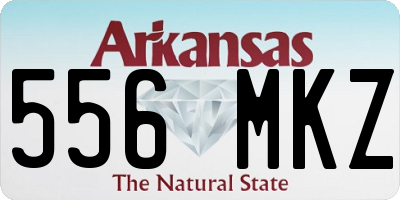 AR license plate 556MKZ