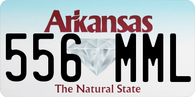 AR license plate 556MML
