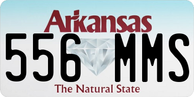 AR license plate 556MMS