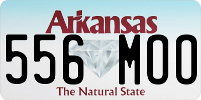AR license plate 556MOO