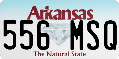 AR license plate 556MSQ