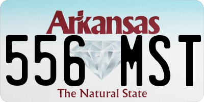 AR license plate 556MST
