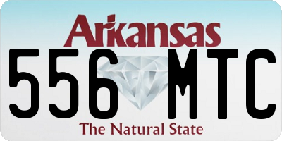 AR license plate 556MTC