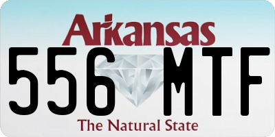 AR license plate 556MTF