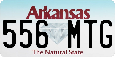 AR license plate 556MTG