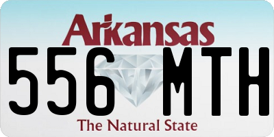 AR license plate 556MTH