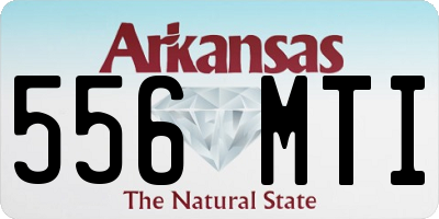 AR license plate 556MTI