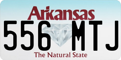 AR license plate 556MTJ