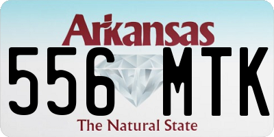 AR license plate 556MTK
