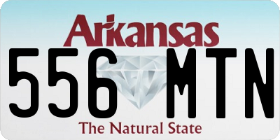 AR license plate 556MTN