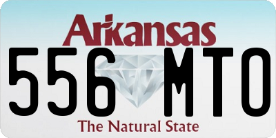 AR license plate 556MTO