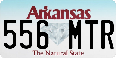 AR license plate 556MTR