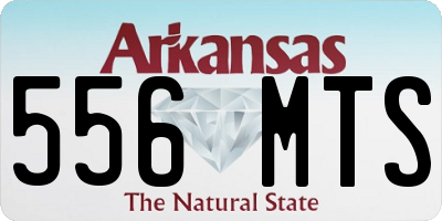 AR license plate 556MTS