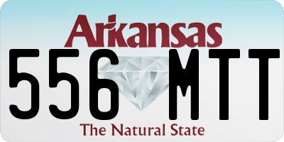 AR license plate 556MTT