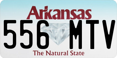 AR license plate 556MTV