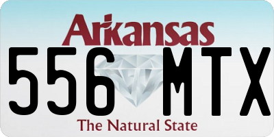AR license plate 556MTX